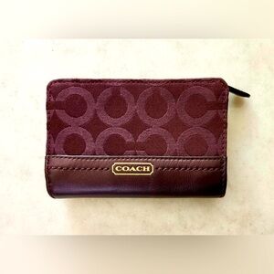 Coach Plum Wallet